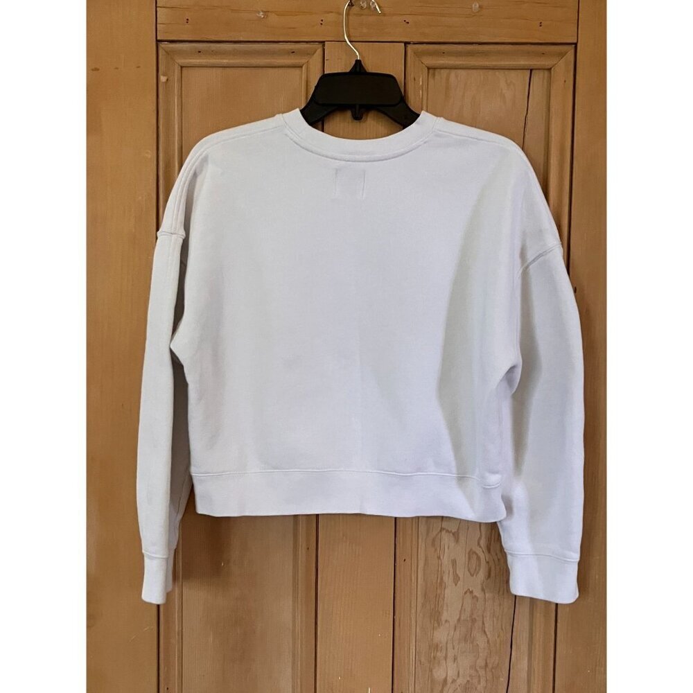 Disney Womens Winnie Pooh Tigger Embroidered Crop Sweatshirt Small White SP NWT - Picture 10 of 12